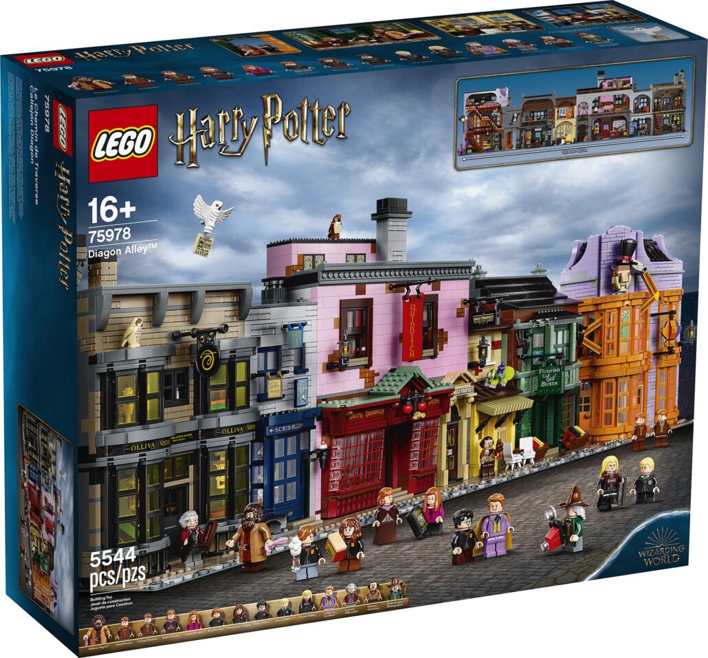 ongerustheid Monica Ga trouwen LEGO Harry Potter 75978 Diagon Alley kopen? Alles wat je moet weten ·  BrickTastic