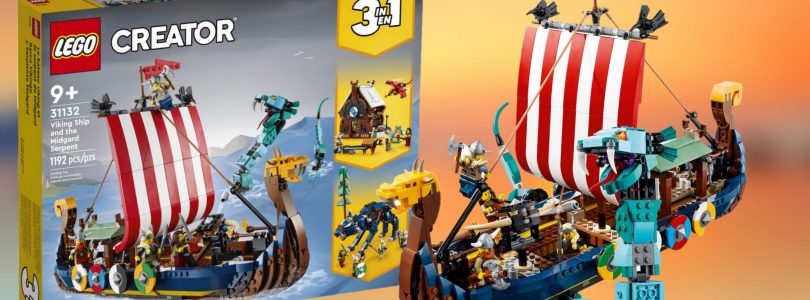 LEGO Creator 3-in-1 31132 Vikingschip onthuld