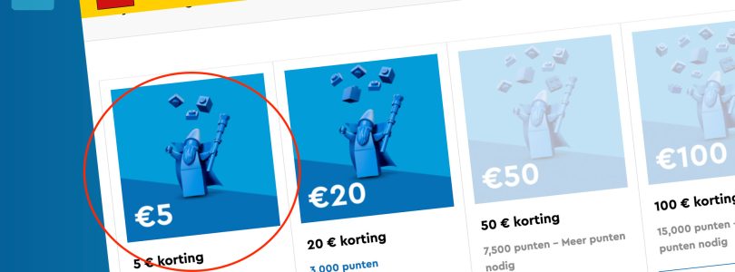 LEGO Black Friday: bestel een €5 VIP-kortingscode met 75% minder punten (verlopen)