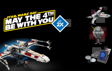 LEGO Star Wars May the 4th 2023: dubbele VIP-punten, Death Star II (40591) en Return of the Jedi 40th Collectible (5007840)
